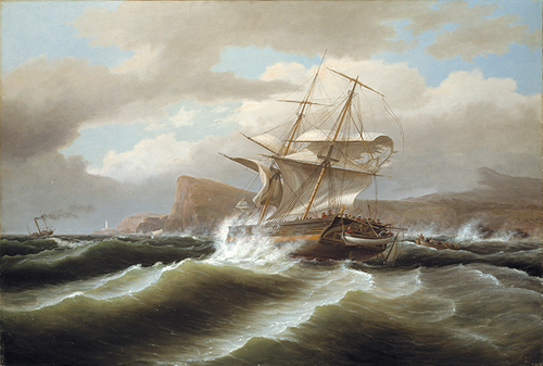 Full view of An American Ship in Distress